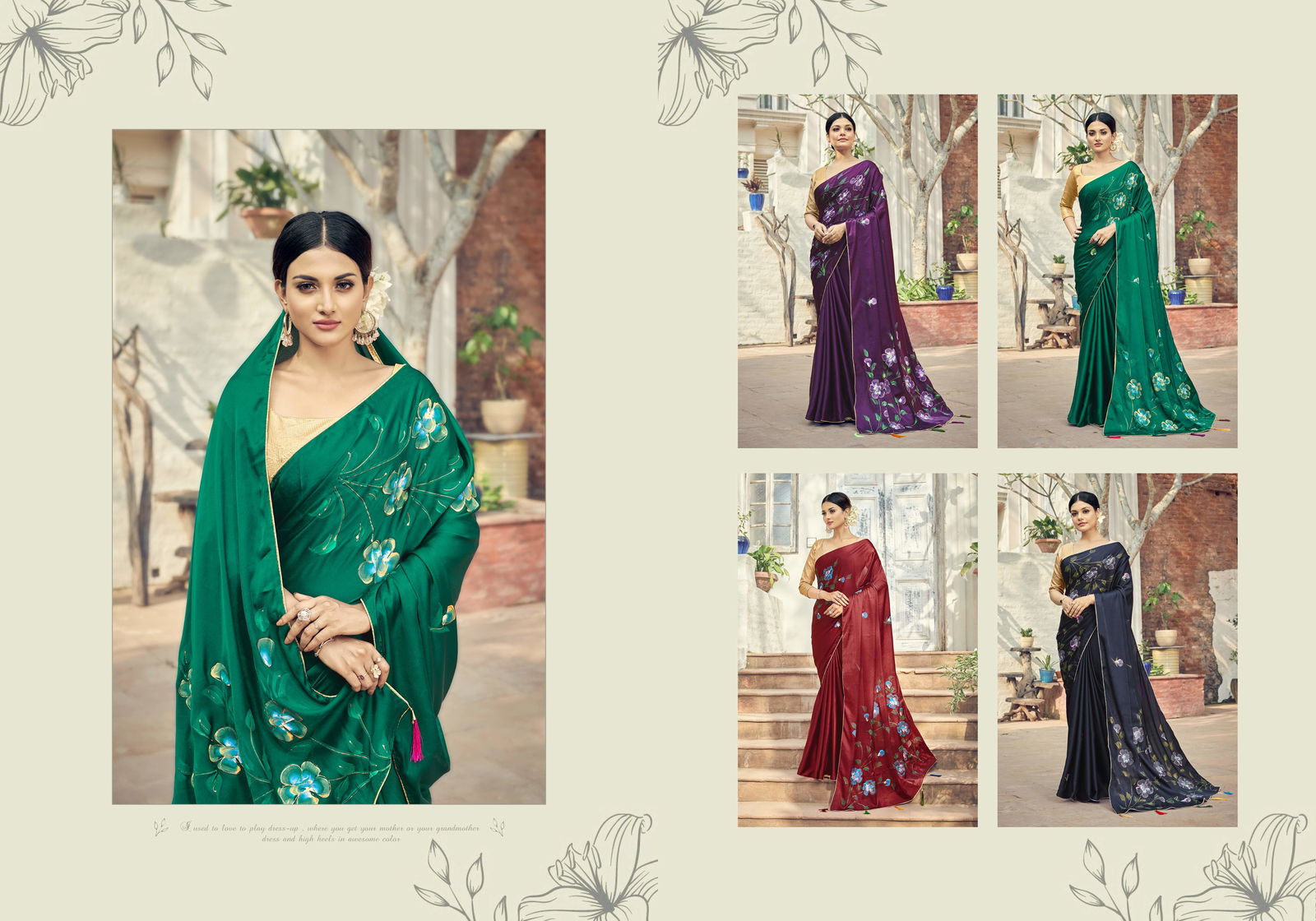 Ynf Garva Satin Stylish Fancy Party Wear Japan Satin Saree Collection